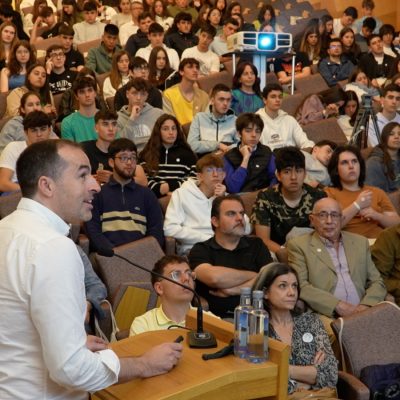 Francisco Deive Herva, Investigador responsable da actividade Calidade das augas, participando na Xornada